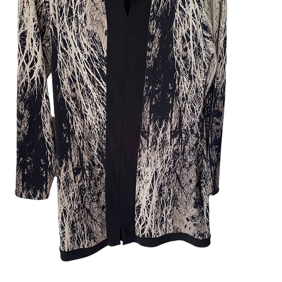 Kenneth Cole Reaction size Small long sleeve tunic keyhole neck top blouse - Picture 6 of 9